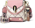 Bolso Crossbody Pequeño para Mujer – Cuero PU, Correa Ancha, Diseño Elegante