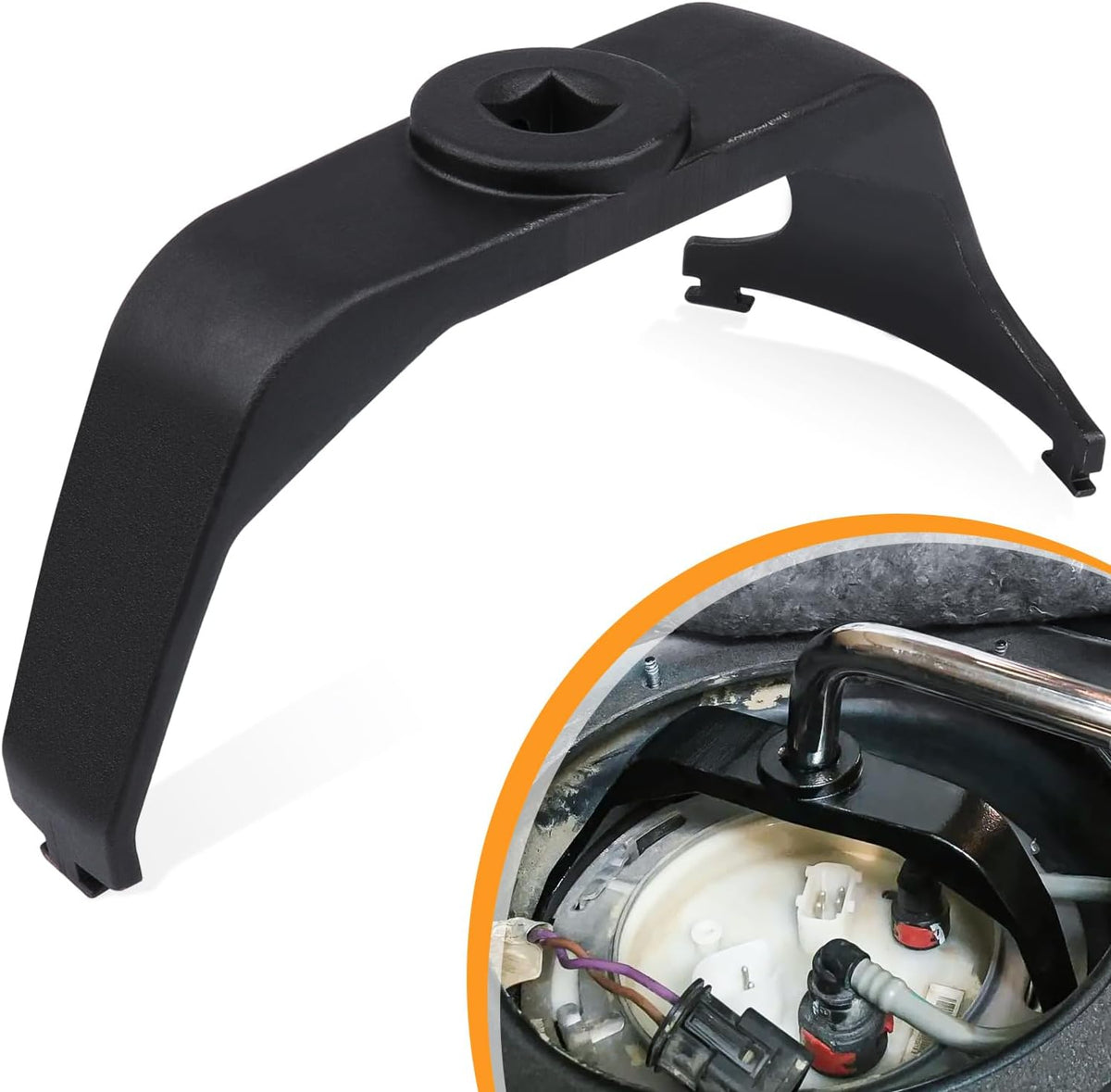 6599 Herramienta para el anillo de bloqueo del tanque de combustible Herramienta para la extracción e instalación de sensores de la bomba de combustible Compatible con Chrysler Dodge Ford GM Chevy Nissan Hyundai Santa Fe Jeep Wrangler