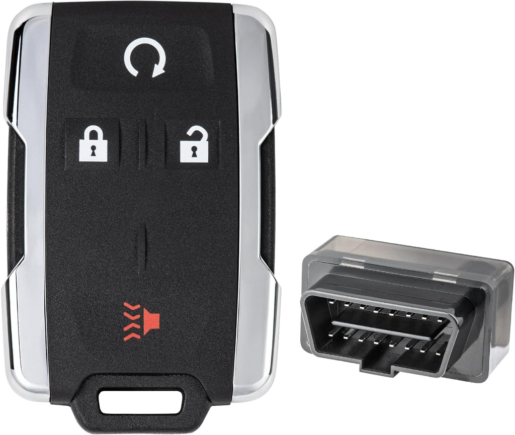 Control remoto de entrada sin llave Vurkcy para Chevrolet Silverado y GMC Sierra 2014-2020 / Chevy Colorado y GMC Canyon 2015-2021, M3N-32337100, 4 botones.