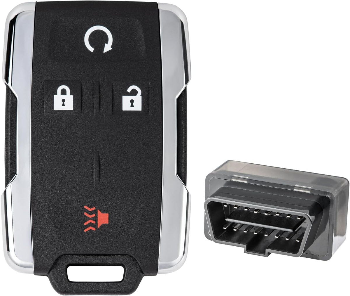 Control remoto de entrada sin llave Vurkcy para Chevrolet Silverado y GMC Sierra 2014-2020 / Chevy Colorado y GMC Canyon 2015-2021, M3N-32337100, 4 botones.