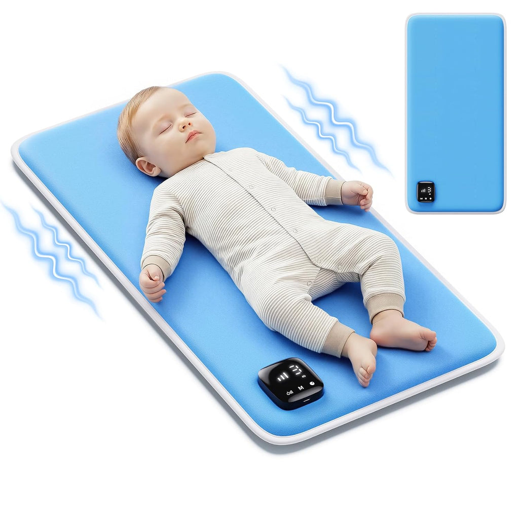 Almohadilla Vibradora para Dormir de Bebé | Ayuda para el Sueño | Colchoneta con Temporizador de 90 Min | Calma al Recién Nacido para un Descanso Más Fácil