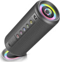 dotn Portable Bluetooth Speaker, 2026 Bluetooth 5.4 Wireless Speaker with 20W HD Loud Stereo Sound, 20H Playtime, LED Lights, IP7, TWS Pairing, Built-in Mic, for Outdoor, Home, Beach, Party, Gift