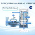 INCLUYE UN SOLO FILTRO-Filtro de agua para grifo Vortopt para fregadero, T1 de flujo rápido, certificado por NSF.