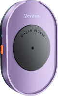 Vaydeer Movimiento Ratón Indetectable, Dispositivo M3 Agitador Ratón con Interruptor Encendido/Apagado, Agitador Libre Controlador Simulación Movimiento Ratón para Activación Computadora, Regalo Ideal Hombres/Mujeres (Púrpura)