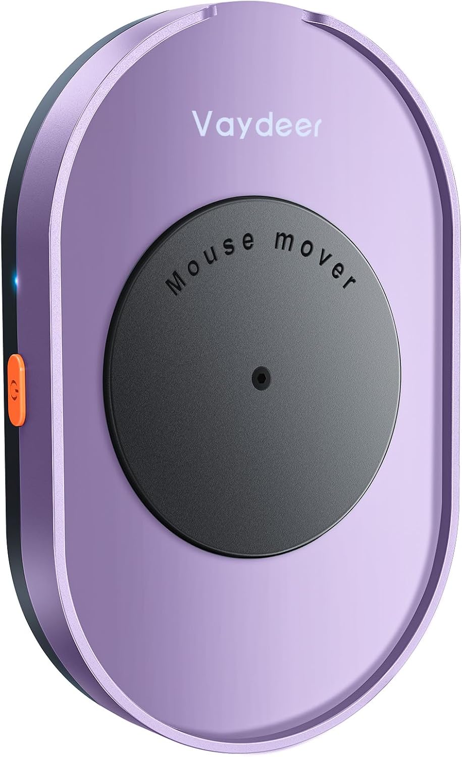 Vaydeer Movimiento Ratón Indetectable, Dispositivo M3 Agitador Ratón con Interruptor Encendido/Apagado, Agitador Libre Controlador Simulación Movimiento Ratón para Activación Computadora, Regalo Ideal Hombres/Mujeres (Púrpura)