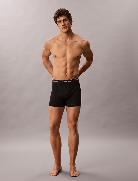 Calvin Klein Calzoncillos Bóxer Clásicos de Algodón para Hombre (7 unidades) – Talla S