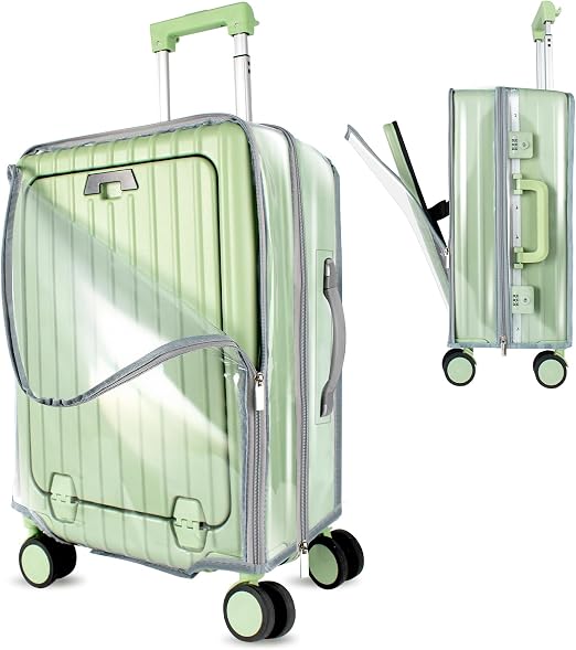 ⚠️ VER FOTOS DE REFERENCIA — Funda Protectora PVC Transparente para Maleta con Apertura Frontal 20" y 24" — Impermeable, Antiarañazos