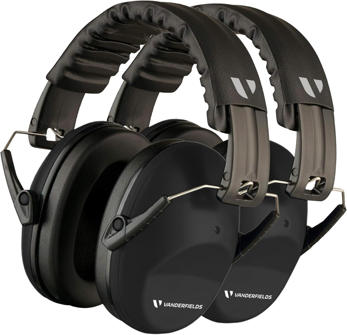 Auriculares de protección auditiva Vanderfields con reducción de ruido de 20 dB, orejeras con cancelación de ruido para adultos: protección auditiva pasiva para campos de tiro, fuegos artificiales, construcción y corte de césped.