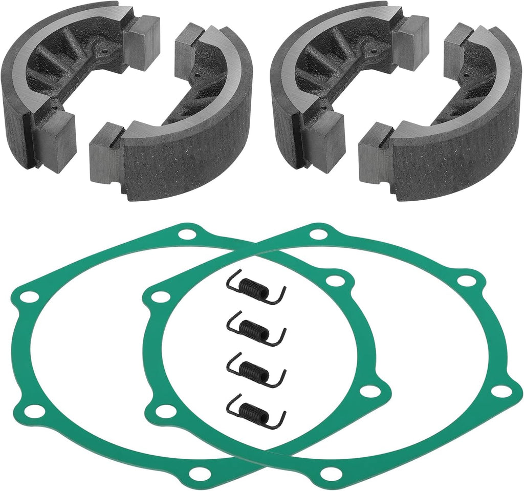 Juego de zapatas de freno M MATI, kit de juntas y resortes (2 unidades) para tractor John Deere 750 770 790 M805735 CH15072 M803177 CH15073