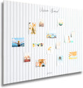 Lamare Vision Board for Wall - Aesthetic Felt Bulletin Board Tiles with Pins & Adhesive Tabs, Collage Board - Minimalist Dream Board for DIY Vision Board Supplies