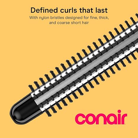 Cepillo Rizador Conair Instant Heat — Barril 3/4 Pulgada, 25 Temperaturas, Calentamiento en 30 Segundos, Color Negro