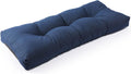 SUNROX LokGrip Non Slip Tufted Memory Foam Bench Cushion, FadeShield Water Resistant Durable Thicken Outdoor/Indoor Bench Seat Pads 42x16x4 inch, Navy