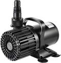 Bomba de Agua Sumergible VIVOSUN 1600 GPH | 100W para Estanque, Ultra Silenciosa | Altura de Elevacion 15 pies | para Cascadas, Peceras e Hidroponia