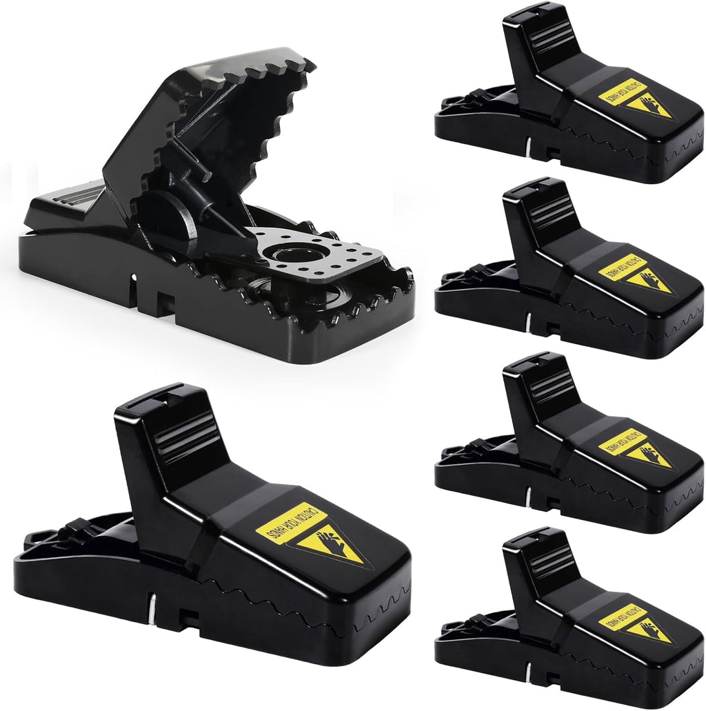 Trampas para Ratones Reutilizables Pack x6 — Eficaces para Uso Interior en el Hogar