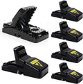 Trampas para Ratones Reutilizables Pack x6 — Eficaces para Uso Interior en el Hogar