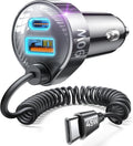 Cargador Carro LISEN 90W para iPhone 17 16 15 Pro Max USB C Carga Rápida, Adaptador USB C Super Rápido para iPhone 17e 16 15 Pro Max Plus Air, Samsung Galaxy S26 Ultra, Android