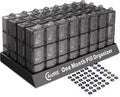 Organizador de pastillas mensual CAidRE para 3 tomas al día, organizador de pastillas para un mes (mañana, mediodía y noche), organizador de pastillas de 31 días con 32 compartimentos diarios para aceite de pescado, vitaminas, suplementos y medicamentos
