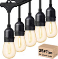 Svater Cadena de luces LED para exteriores de 24 pies