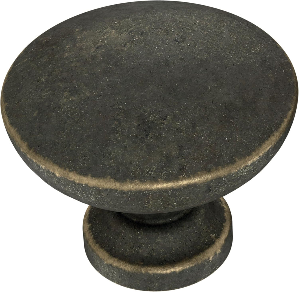 Franklin Brass - Fulton Warm Chestnut Round Cabinet Knobs 1-3/16" Easy Install, Durable Hardware for Drawers, Dresser, Kitchen Cabinet Doors, and Furniture (10-Pack)