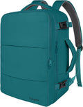 Mochila de Viaje Taygeer para Hombre y Mujer | Para Laptop y Avión con Bolsillo para Botella | 35L Resistente al Agua | Bolsa de Gimnasio y Fin de Semana | Azul Pavo Real