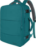 Taygeer — Mochila para Laptop 17.3" Aprobada por Aerolíneas TSA Friendly para Viaje y Trabajo Azul Pavo Real