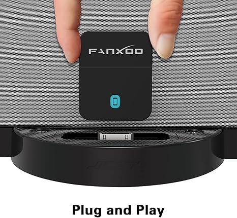 Adaptador Bluetooth 5.3 Fanxoo DockPro 30 Pin para Bose SoundDock – Conecta tu iPhone o iPod de forma inalámbrica