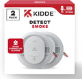 Detector de Humo Kidde Cableado con Batería de Respaldo 10 Años – Interconectable | Pack de 2