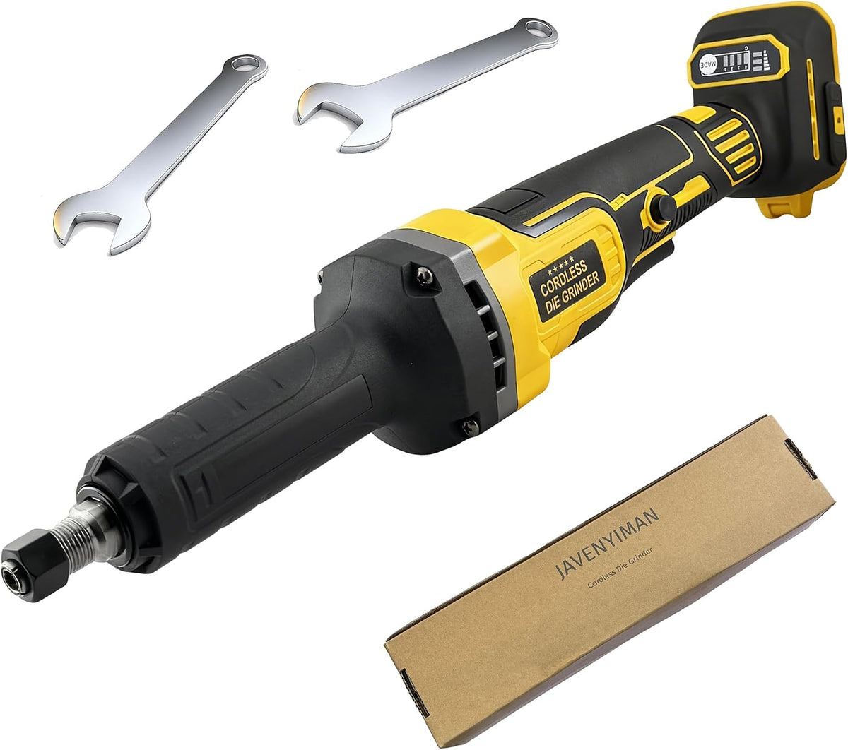 Amoladora de troquel inalámbrica compatible con batería Dewalt 20V MAX