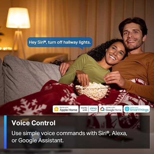 TP-Link Tapo Matter Interruptor de luz inteligente: Control de voz con Siri, Alexa y Google Assistant | Certificado UL | Temporizador y programación | Fácil instalación guiada | Requiere cable neutro