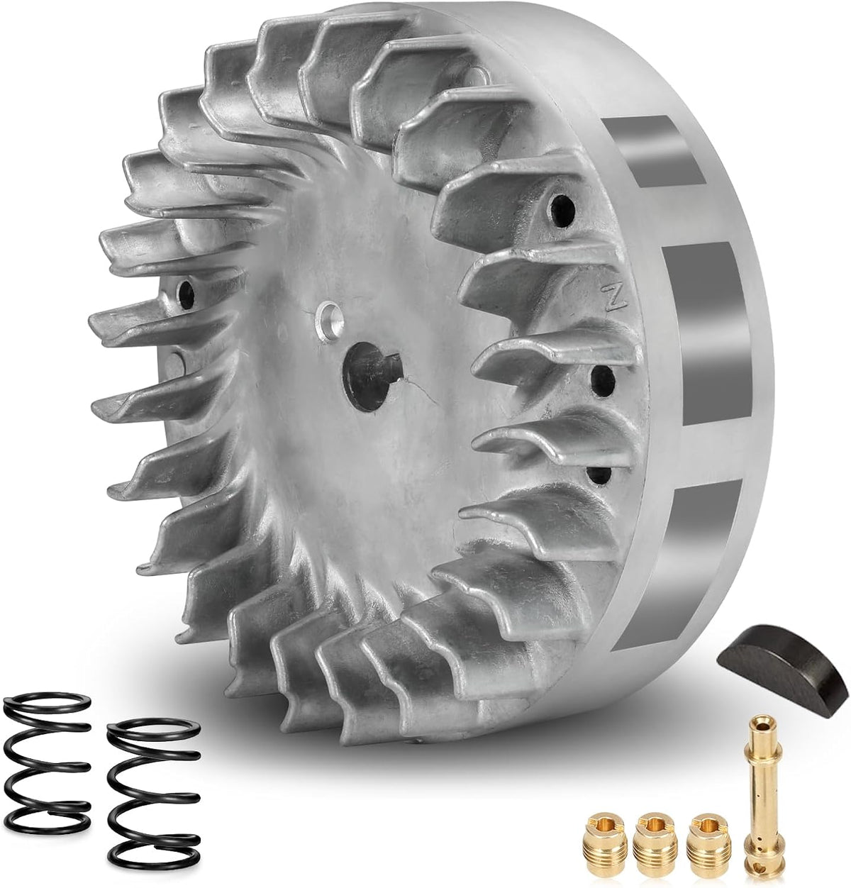 Volante de Aluminio HIAORS 10K RPM para Predator 212cc 200cc 224cc Non Hemi GX160 GX200 6.5HP Coleman CT200U BT200X Minibike Pieza de Alto Rendimiento