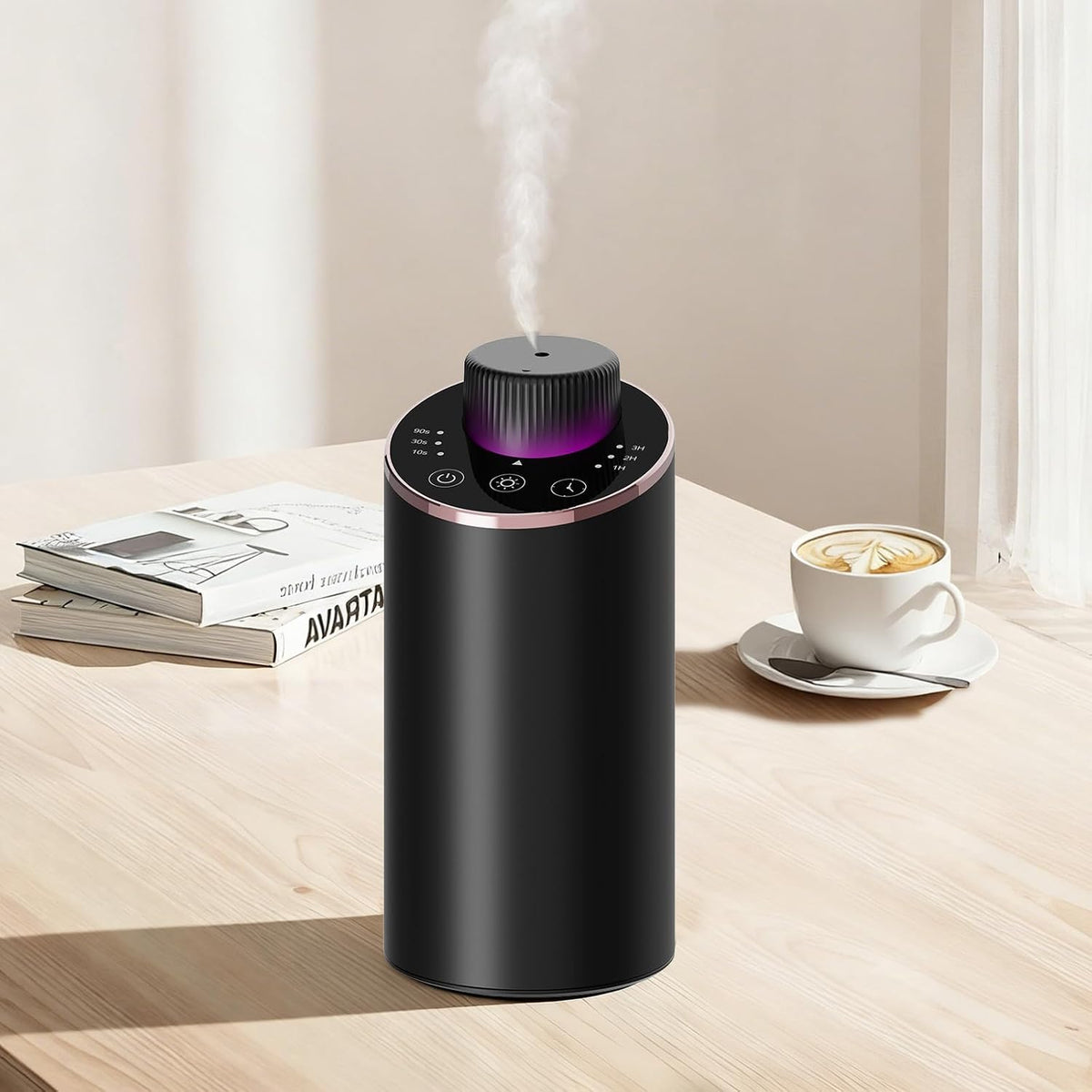 Difusor de Aceite Esencial sin Agua – Mini Portátil con Batería, Aromaterapia para Casa, Oficina y Carro