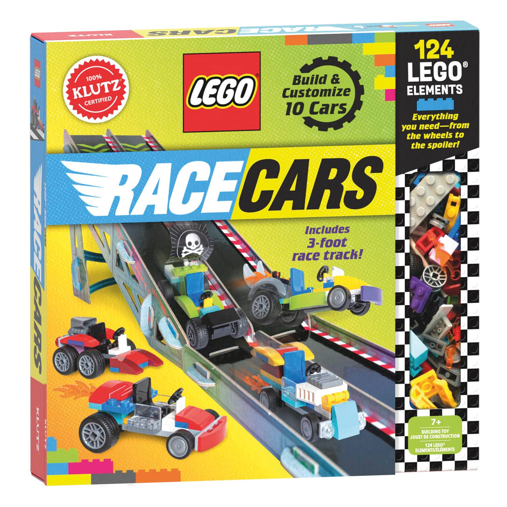 Kit de actividades STEM de coches de carreras Lego KLUTZ, pequeño