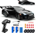 Auto RC Drift a Control Remoto Escala 1:24 – Luces LED, 2.4GHz, 20 km/h, 4WD, Llantas Drift y 2 Baterías, Color Negro