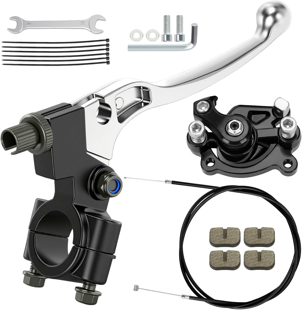 Repuesto de Freno de Disco con Palanca y Pinza para Minibikes – Compatible con Coleman CT100U, CC100X, GMB100, Baja, Doodlebug y Más