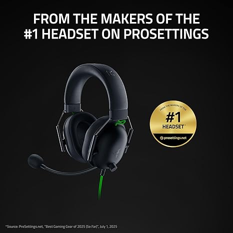 Razer BlackShark V2 X – Auriculares Gaming con Sonido 7.1 y Micrófono HyperClear