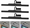 Paquete de 3 luces de imagen que funcionan con pilas, luz de imagen de 16 pulgadas para pared, luces de pared inalámbricas de 5000 mAh con controlador, luz de arte con regulable inalámbrica para pintura de pared, marco, retrato, diana - negro