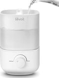LEVOIT Humidificadores de llenado superior para dormitorio, tanque de 2.5 L para habitación grande, fácil de llenar y limpiar, humidificador de aire silencioso de niebla fría de 28 dB para el hogar