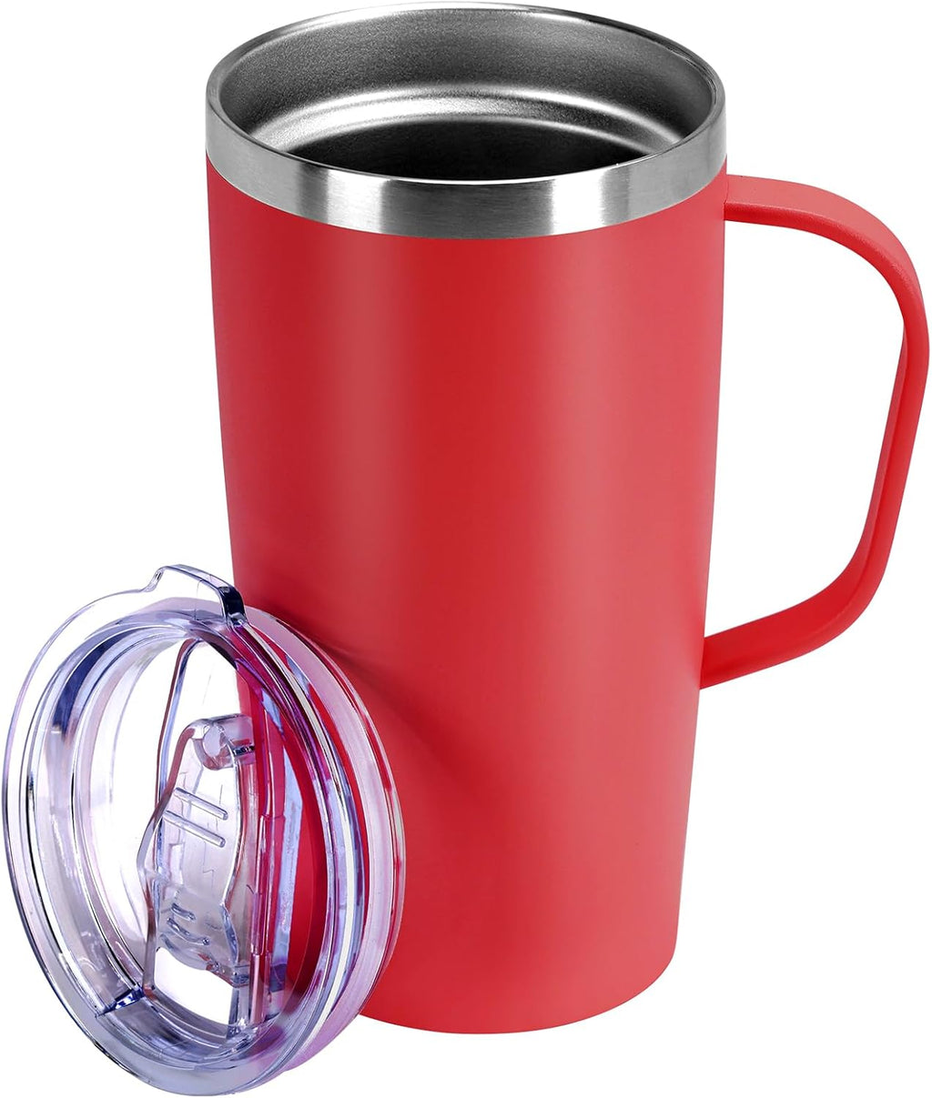 Termo de Viaje con Tapa y Asa MEBRUDY 19oz — Rojo