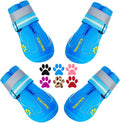 QUMY Zapatos para perros para pavimento caliente, botas de nieve