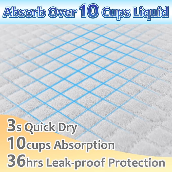 Pads Sanitarios para Perro Dogcator XXL 30"x36" Pack de 30 — Súper Absorbentes, Desechables, Uso Interior y Exterior
