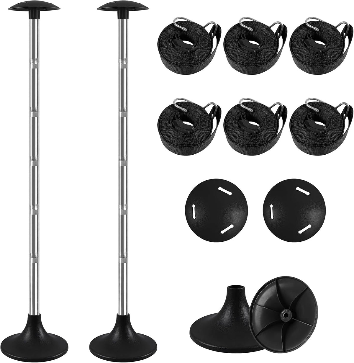 Postes de soporte para lonas de barco, soporte de mástil ajustable
