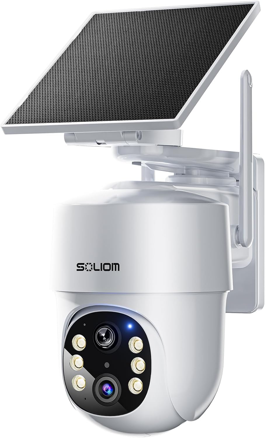 Camara de Seguridad Exterior SOLIOM 5MP HD Inalambrica Solar - Camara Adicional (Requiere Soliombase)