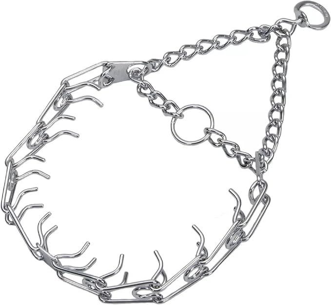 Collar de Entrenamiento Ultra-Plus de Punta Herm Sprenger — 4mm x 23.6 inch, Recubrimiento de Cromo