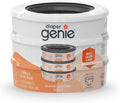 Bolsas de recambio para pañales Diaper Genie, 270 unidades (paquete de 3), aroma a ropa limpia | Recambios para cubo de pañales con máxima protección contra olores | Capacidad para hasta 810 pañales de recién nacido