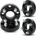 Espaciadores de rueda TadaMark 4x100 y 4x101.6 de 1 pulgada, centrados en el buje, adaptadores forjados de 4 pernos, aptos para carritos de golf EZ GO Club Car, orificio de 62 mm con 20 pernos de 1/2", 4 piezas.