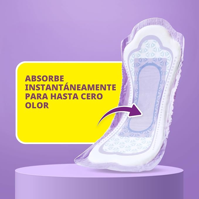 Poise Almohadillas de incontinencia y almohadillas de incontinencia posparto, 3 gotas de absorción de luz, longitud larga, 96 unidades (4 paquetes de 24)
