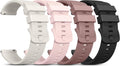 Correas de Reloj 20mm Vanjua – Pack de 4 Bandas de Silicona Suave con Liberación Rápida
