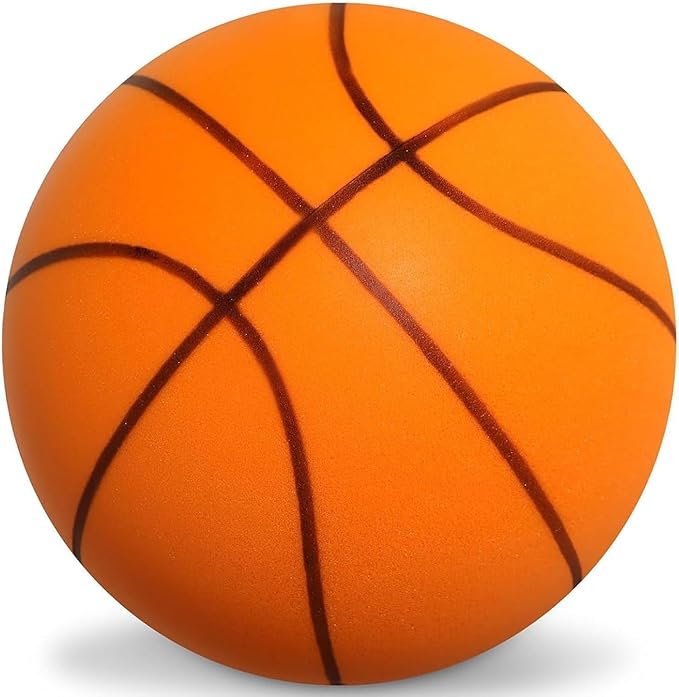 Silent Basketball 2025 - Pelota de baloncesto silenciosa oficial de octava generación de pelotas de baloncesto silenciosas de alta densidad, tamaño 6 (28.5 pulgadas) y 7 (29.5 pulgadas