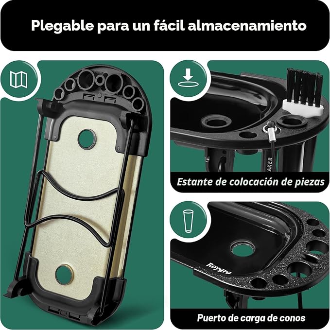 Bandeja Enrolladora Plegable de Metal para Conos King y 1-1/4 – Roygra