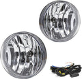 Luces de Niebla de Reemplazo ABIGAIL para Conducción 07-13 GMC Sierra 1500 07-14 Sierra 2500HD 3500HD Con Bombillas Halógenas H8 12V 35W & Switch e Kit Cableado (Lente Transparente)